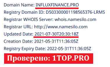 1top.pro InFluxFinance