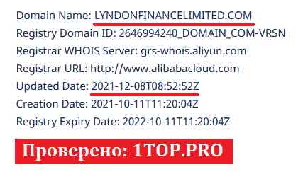 1top.pro Lyndon Finance Limited 