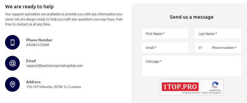 1top.pro Partners Special Capital Limited