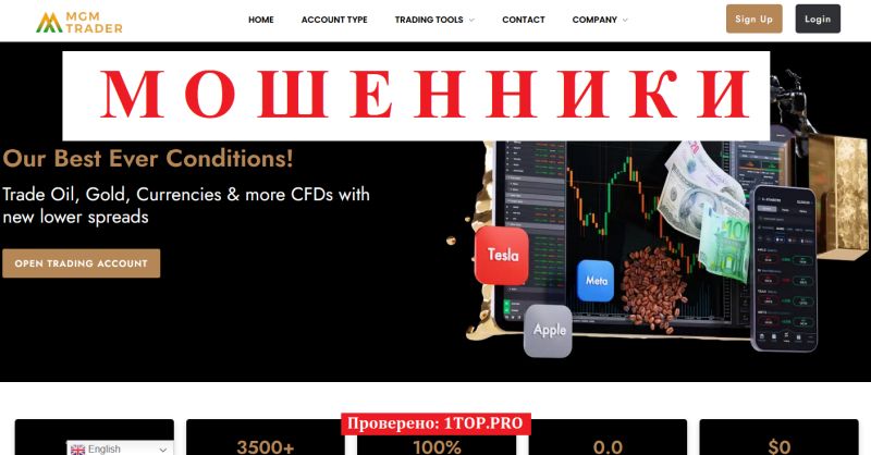 MGM Trader LTD мошенники