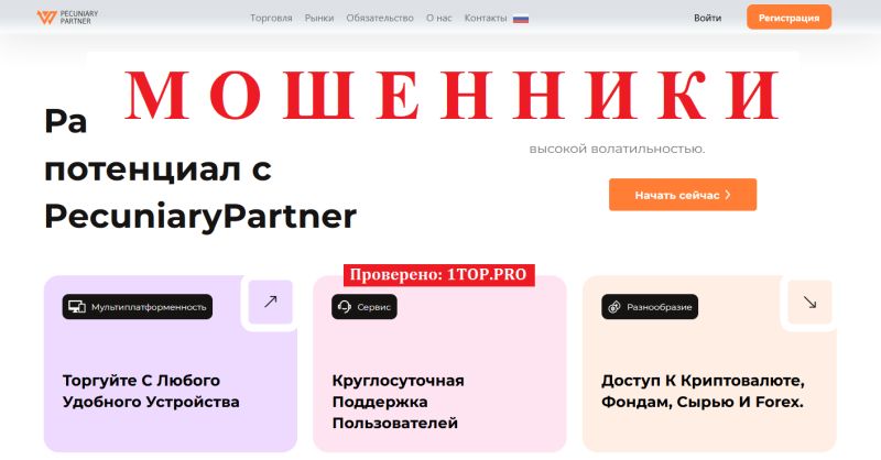 Pecuniary Partner мошенники