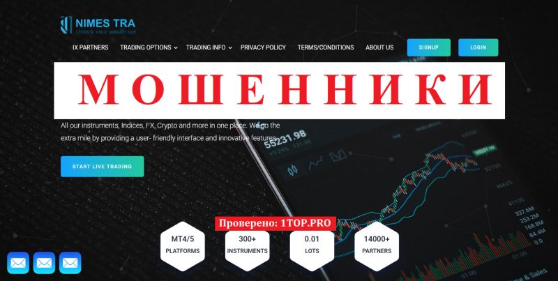 Nimes Trade мошенники