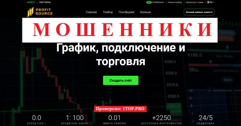 ProfitSource мошенники