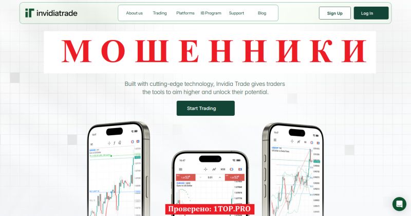 Invidia Trade мошенники
