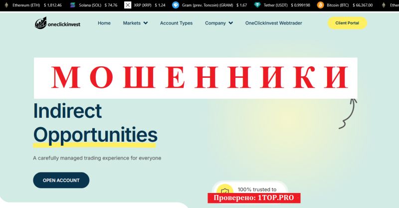 OneClickInvest отзывы: обзор брокера и проверка компании OneClickInvest отзывы: обзор брокера и проверка компании