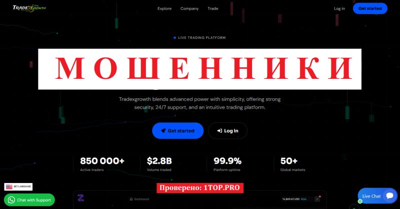 Tradexgrowth отзывы — разоблачение мошеннической платформы tradexgrowth.com Tradexgrowth мошенники